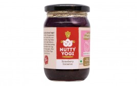 Nutty Yogi Strawberry Conserve   Glass Jar  330 grams